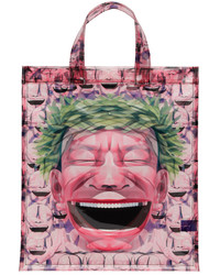 Pink Print Tote Bag