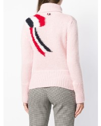 Thom Browne Bow Pattern Fitted Sweater