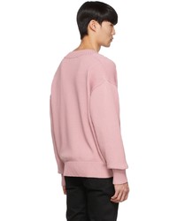 AMI Alexandre Mattiussi Pink Ami De Couer Sweater