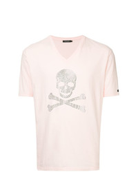 Loveless Embellished Skull T Shirt