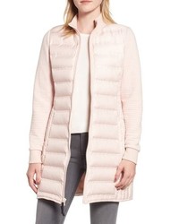 Marc New York Puffer Coat With Puff Knit Sleeves