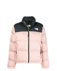 north face pink puffer coat