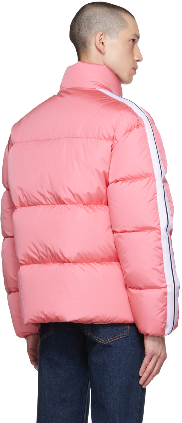 Palm Angels Pink Classic Track Down Jacket, $1,190 | SSENSE | Lookastic