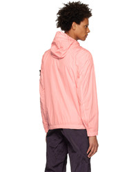 Stone Island Pink Crinkled Jacket