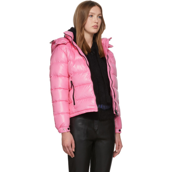 Duvetica Pink Down Jabbah Coat, $359 | SSENSE | Lookastic