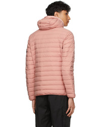 Stone Island Pink Down Stretch Nylon Tc Jacket