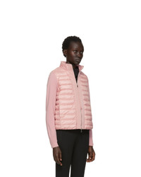 Moncler Pink Knit Jacket