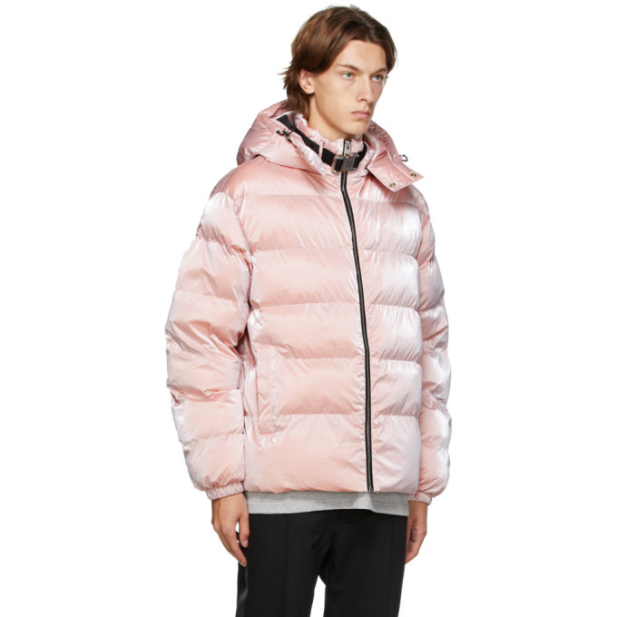 1017 Alyx 9Sm Pink Nightrider Puffer Jacket, $1,175 | SSENSE | Lookastic