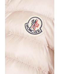 Moncler Quilted Shell Down Jacket Pastel Pink
