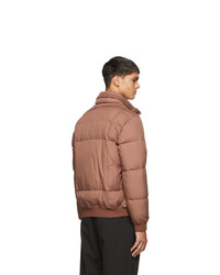 Stone Island Red Down Puffer