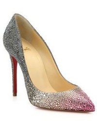Christian Louboutin Pigalle Ombr Crystal Pumps
