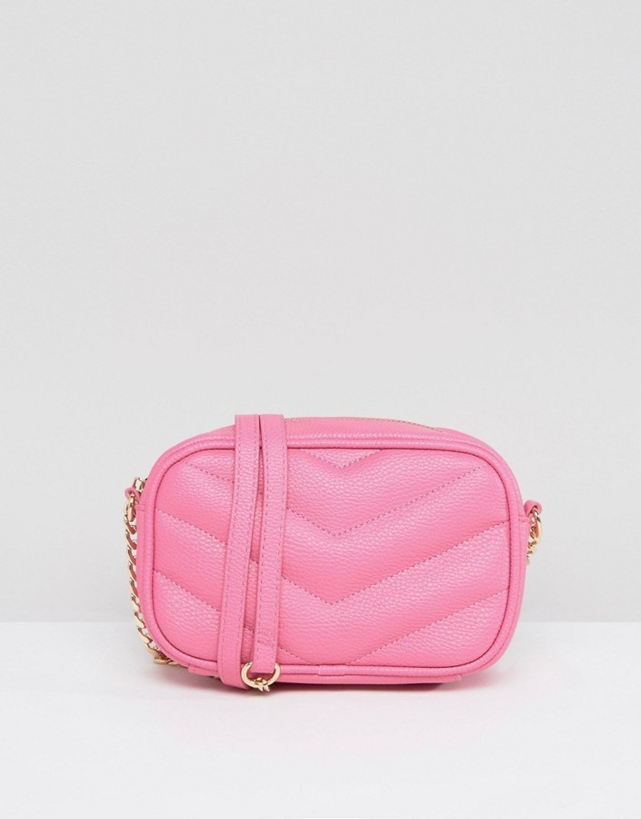 quilted chevron crossbody bag