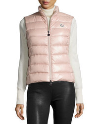 Pink Quilted Gilet