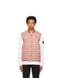 Pink Quilted Gilet