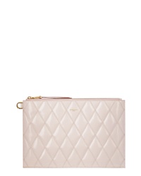 Givenchy Quilted Leather Zip Pouch