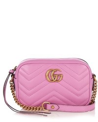 Gucci Gg Marmont Quilted Leather Cross Body Bag