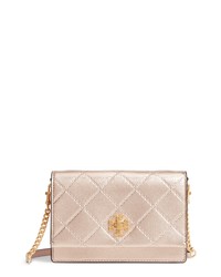 Tory Burch Mini Quilted Metallic Leather Shoulder Bag