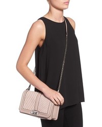 Rebecca Minkoff Quilted Love Suede Crossbody Bag With Tassel