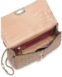 Valentino Rockstud Medium Quilted Leather Chain Shoulder Bag