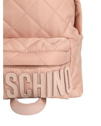 Moschino Small Quilted Nylon Backpack