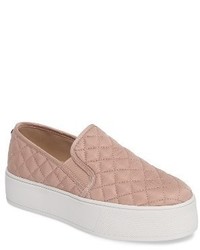 Pink Quilted Sneakers
