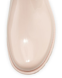 RED Valentino Triple Bow Rubber Rain Boot Light Pink