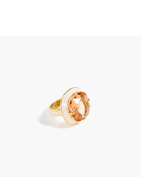 J.Crew Enamel And Crystal Ring