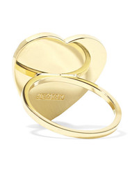 Jennifer Meyer Heart 18 Karat Gold Opal And Diamond Ring