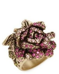Heidi Daus Rose Elegance Crystal Ring