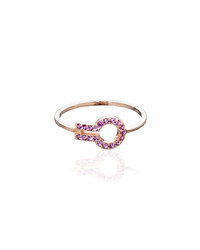 Liza Belachew Magic Window Pink Gold And Pink Sapphire Ring
