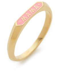 Nora Kogan 10k Gold Mama Signet Ring