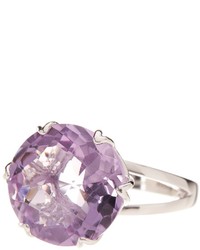 Savvy Cie Pink Amethyst Solitaire Ring