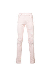 Pink Ripped Jeans for Men | Lookastic