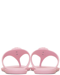 Versace Pink Jelly Medusa Slides