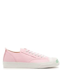 Pink Rubber Low Top Sneakers