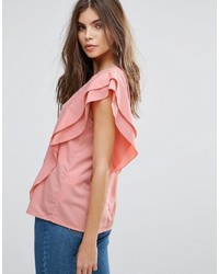Vila Top With Ruffle Detail