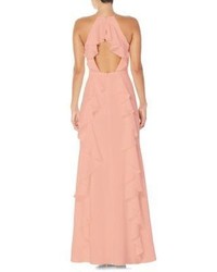 Laundry by Shelli Segal Ruffled Back Gown