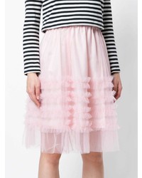 P.A.R.O.S.H. High Waisted Ruffle Skirt