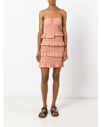Drome Ruched And Ruffled Dress