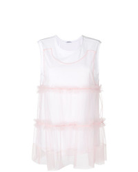 P.A.R.O.S.H. Layered Ruffle Vest Top
