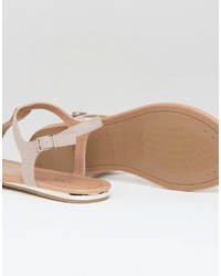 Call it SPRING Blinder Blush Toe Post Sandals