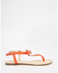 Oasis Bow Front Flat Sandals