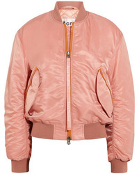 Acne Studios Clea Shell Bomber Jacket Pastel Pink