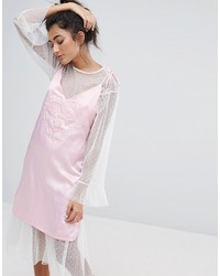 Lazy Oaf Dream On Satin Cami Dress