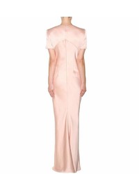 Alexander McQueen Floor Length Satin Gown