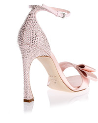 Christian Dior Dior Desir 100 Pink Suedesatin Sandal