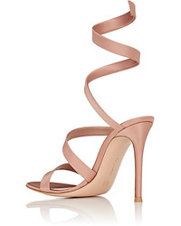 Gianvito Rossi Opera Satin Sandals