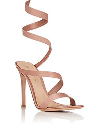 Gianvito Rossi Opera Satin Sandals