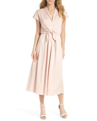 Gal Meets Glam Collection Margie Satin Midi Dress