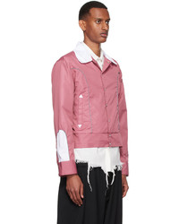 Youths in Balaclava Pink Cotton Jacket
